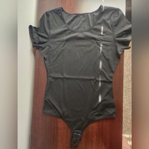 Luxmery Round Neck Thong Bodysuit